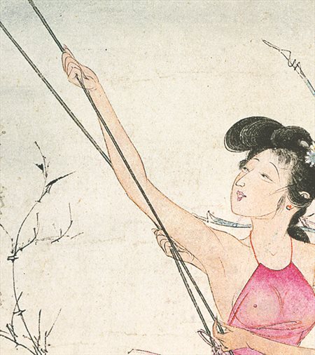 南溪县-胡也佛的仕女画和最知名的金瓶梅秘戏图
